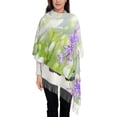 thumbnail image 3 of Sikiie Purple Butterfly On Wild Shawl Wraps Big Scarf Tassel Fall Winter Thick Scarf Warm Shawl Women Fall Gifts, 3 of 8