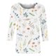 thumbnail image 3 of ICHUANYI Clearance Fashion Woman Round Neck 3/4Sleeve T-Shirt Printing Blouse Tops Sweatshirt(White, M) ICHUANYI WER2023080905215, 3 of 3