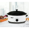 NESCO 6 Qt. Ivory Roaster with Porcelain Cook Well, 481614