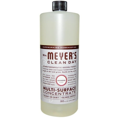 Mrs Meyers Lavender Scent Multi-Surface Concentrate, 32 OZ (Pack of 6)
