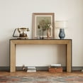 thumbnail image 2 of Mirod Elegant Console Table,Fireplace Design,Simple and Functional with High-Quality Wood Veneer Top ,Versatile for Hallway, Living Room, or Entryway, 2 of 9