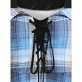 thumbnail image 3 of Camiseta de Peplum de Lace Up Lace Up Rosegal Mangas largas de talla grande, 3 of 5