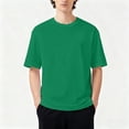 thumbnail image 3 of Couple Matching Cotton T-Shirt Set "Love You Love You More" Green Crewneck Tees Women-3XL, 3 of 5