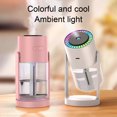 thumbnail image 4 of Humidificador Compacto, Difusor De Aceites Esenciales Con Luz Ambiental Colorida, Aromaterapia Portátil USB, Humidificador De Bajo Ruido De Gran Capacidad, Mini Difusor Para, 4 of 7