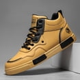 thumbnail image 5 of Men'S High-Top Sports Shoes for Outdoor Travel, Stylish Walking Shoes Suitable for All Seasons, Versatile Lace-Up Skate Shoes That Are Comfortable And Durable, Available in Large Sizes 39-47, 5 of 9