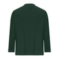 thumbnail image 4 of 3/4 Sleeve Ribbed Cardigan for Women - Solid Color Open Front Crop Jackets Sweater Cardigans Outerwear Shrugs (S, Army Green), 4 of 5