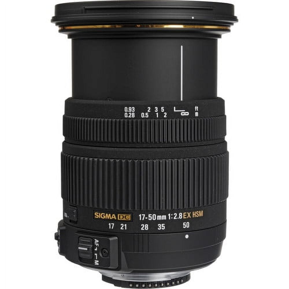 Sigma 17-50mm f/2.8 EX DC OS HSM Lens for Nikon F (Deluxe Bundle)  W/Accessories - Walmart.com