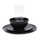 thumbnail image 2 of Vajilla de Cerámica con Vaso Crown Baccara 16 piezas para 4 personas Defiblack, 2 of 5