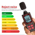 thumbnail image 4 of NOYAFA NF-562 High-precision Sound Level Meter Decibel Detector Handheld Noise Tester 30~130dB Noise Measuring Instrument, 4 of 5