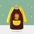 thumbnail image 2 of KONDYS Kids Art Smock Long Sleeve Painting Apron For Boys Toddler Artist Protective Coverall With Easy Wear Washable Breathable Cozy Beautiful Children Shirts, 2 of 3