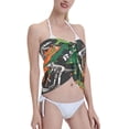 thumbnail image 4 of Bingfone Dinosaur Skeleton Women's Sarong Swimsuit Cover Ups Bathing Suit Coverups Chiffon Beach Wrap Skirts, 4 of 7
