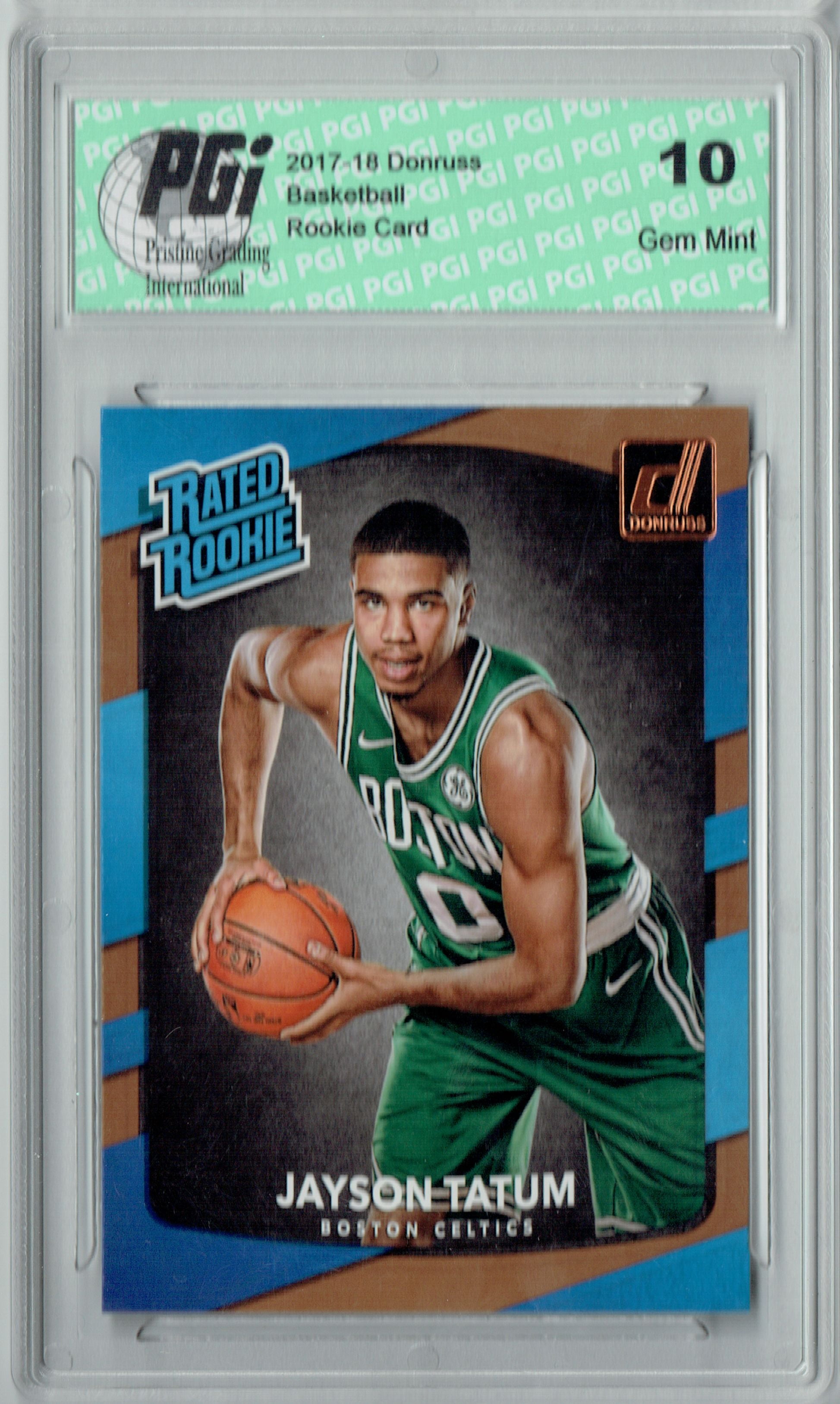 Donruss Jayson Tatum 201718 Donruss 198 NBA Rated