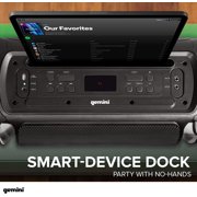 Gemini GSYS-2400 2000W Bluetooth PA System, Black, 3 Count