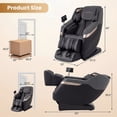 thumbnail image 3 of Costway Full Body Massage Chair Zero Gravity SL Track Recliner with Waist Heating Function, 3 of 10