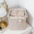 thumbnail image 4 of Panier de Rangement Matériau en Tissu Panier de Rangement Pliable Maison Vêtements Jouets Panier de Rangement Divers, 4 of 6