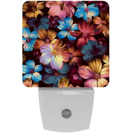 

Flower LED Square Night Lights - Illuminating Your Space with Style | Energy-Efficient Bedroom Lighting