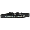 thumbnail image 3 of Dog, Puppy  Pet Fashion Collar, "Aurora Borealis Crystal Rimsets", 3 of 8