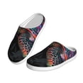 thumbnail image 2 of Lsque Colorful Plant Turtle A Pattern Womens Comfort Cotton on Scuff With Memory Foam and Anti-skid Sole Slipper-35/36, 2 of 7