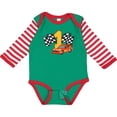 thumbnail image 3 of Inktastic Number One Race Car Boys or Girls Long Sleeve Baby Bodysuit, 3 of 5