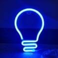 thumbnail image 4 of Forma de bombilla LED Luz de neón Colorido arco iris Letrero de neón Lámpara de noche colgante de pared para decoraciones navideñas de fiesta en casa Hugtrwg Para estrenar, 4 of 9