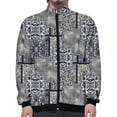 thumbnail image 3 of Chaqueta con cremallera y estampado 3D de leopardo y pollo para hombre, chaqueta hawaiana de manga larga con estampado de cocotero, abrigo de calle de moda Harajuku, 3 of 5