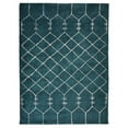 thumbnail image 2 of Rugsotic Carpets Handmade Rugs Hand Knotted Loom Rectangle 5'x8' Dark Green Silk for Indoor Use, 2 of 9