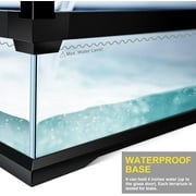 NEPTONION Professional Glass Terrarium 12x12x18 Durable Reptile Habitat Tank with Heat Resistant Aluminum Alloy Frame, Dual Front Swinging Doors for no Jam by Sand and Other Debris