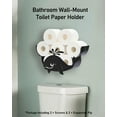 thumbnail image 3 of Butterfly Toilet Paper Holder Stand, Funny Toilet Paper Storage for 8 Rolls, Metal Freestanding Bathroom Decor Tissue Holder Baskets, 3 of 5
