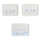 thumbnail image 1 of Bandejas De Servicio De Hotel De 3 Piezas Vajilla De Plástico De Melamina Rectangular Blanco S M L Sunnimix Bandeja de servicio del hotel casero, 1 of 8
