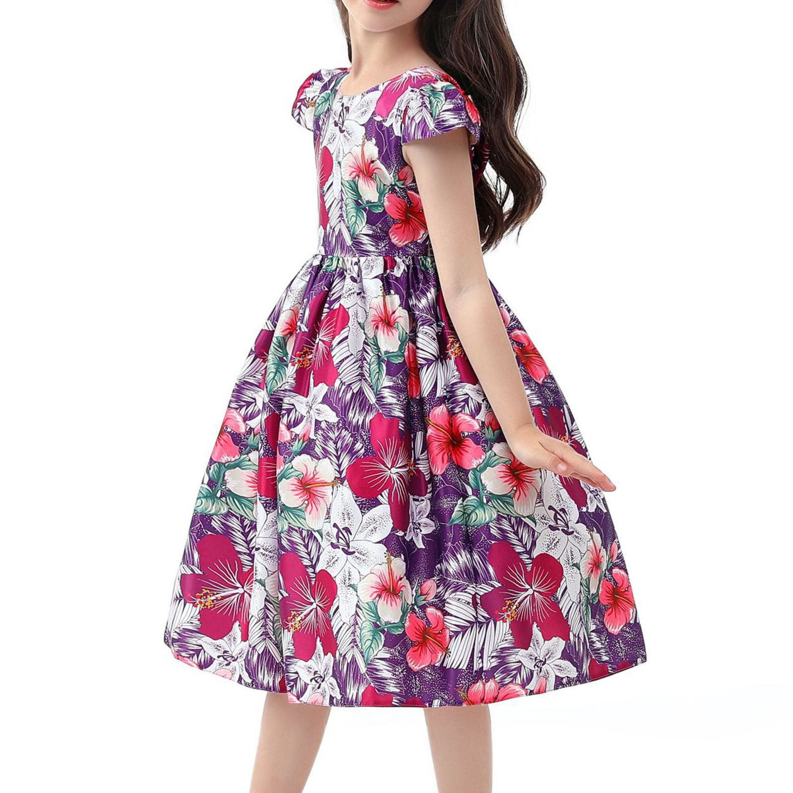 Amazon.com: Renewold Girls Casual Dresses for Summer American Flag Print  Kids Teens Tank Dresses Girls Swing Twirl Dress Skater Dress for Daily  Party School Birthday Wear Sleeveless Girls Clothes 5-6 Years: Clothing,