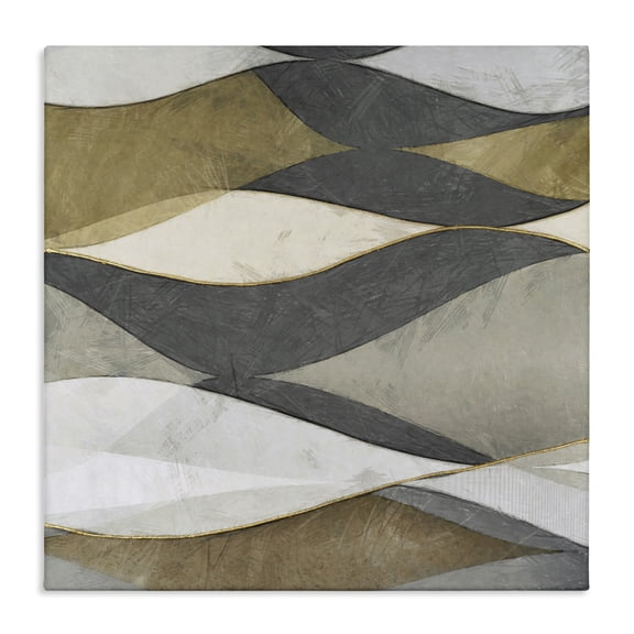Stupell Industries Contemporary Southwestern Striped Abstract Canvas Art, 17 x 17, by Alonzo Saunders