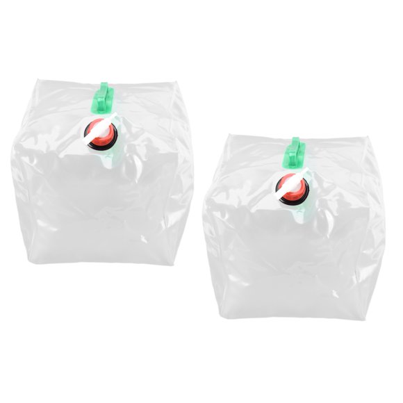 Cubo de agua Jadeshay 2 piezas 20L Contenedor de agua PLEGABLE