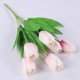 thumbnail image 3 of Ramo de flores de seda de tulipanes artificiales - Tallos de tulipán sintéticos para arreglos florales de boda, centros de mesa para la decoración de despachos en casa, de una sola pieza, 3 of 9