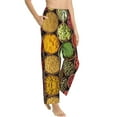 thumbnail image 3 of Kdxio Women's Comfy Stretch Spices And HerbsPrint Drawstring Pajama Pants-Small, 3 of 9