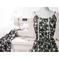 thumbnail image 6 of Soimoi Black Fabric - By the Yard - 42 Inch Wide - Florals Print Fabric - Elegant and Timeless Patterns for Fashion and Home Decor Printed Fabric, 6 of 6