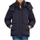 thumbnail image 2 of Parkas de manga larga para mujer, chaqueta de plumón de color liso, chaqueta corta, gorro de invierno, abrigo grueso y cálido desmontable, abrigo de moda para mujer, 2 of 8