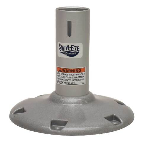 Attwood Boat Bell Seat Pedestal 238910-1 | Fixed 2 3/8 x 7 3/4 Inch