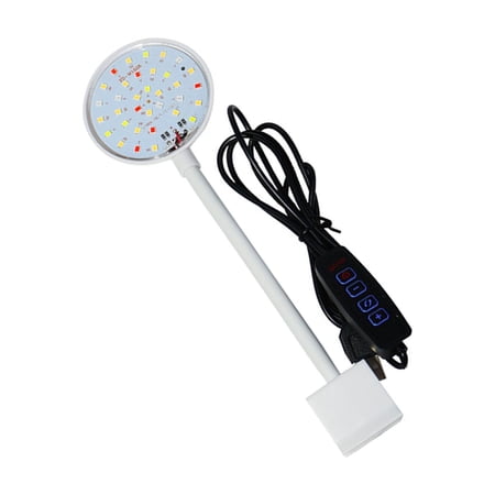 Regulable Aquariums Clip On LED Light USB Powered With Smarted Dimming For Small Fishes Tanks