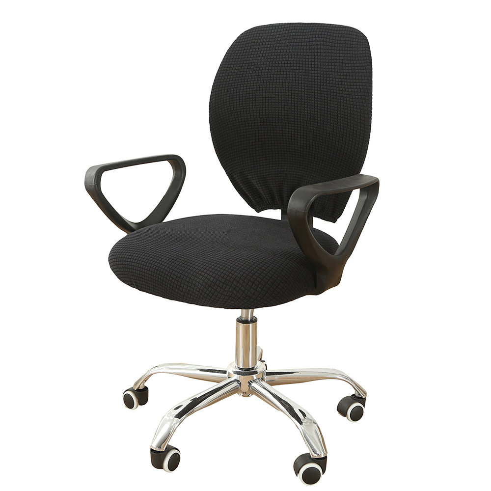 YLHHOME Split Computer Office Chair Cover Spandex Stretch Polyester Universal Desk Task Seat