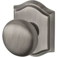 thumbnail image 1 of HDROUTAR152 Half Dummy Round Knob and Traditional Arch Rose Matte Antique Nickel Finish, 1 of 3