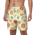 thumbnail image 2 of Uemuo Colorful Lemons Pattern Mens Swim Trunks Quick Dry Board Shorts with Mesh Lining, Stretch Beach Shorts Quick Dry No-Chafing Board Shorts-3X-Large, 2 of 9
