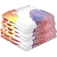 thumbnail image 7 of Watercolor Fishes Tea Towels Set of 6 Summer Kitchen Dish Cloth with Hanging Loop, 18"x28"Lint-Free Absorbent Towel for Kitchen Drying Wiping and Cleaning, 7 of 7