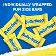 thumbnail image 4 of Butterfinger Fun Size Candy Bars, Crispety Crunchety Peanut-Buttery, Individually Wrapped, 12 Count Tray Pack, 7.8 oz, 4 of 17