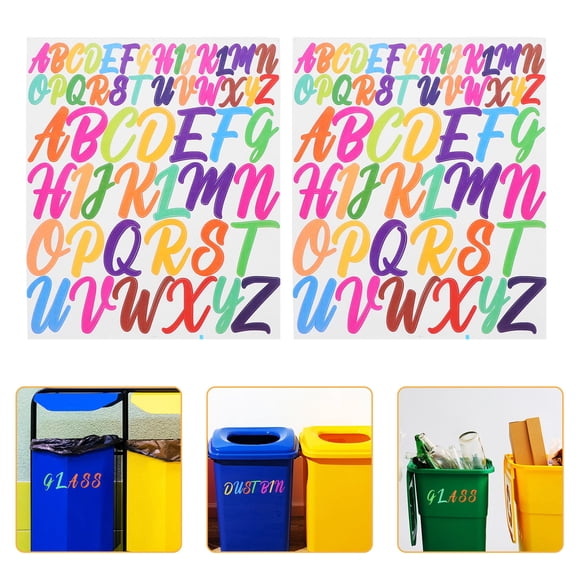 HONMEET Self-Adhesive Vinyl Letter Stickers for Street Name Labels, Crafting, Scrapbooking, and Decorative Projects