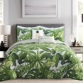 thumbnail image 1 of EnvioHome Queen Size 5 Piece Microfiber Comforter Set for All-Season Comfort | Down Alternative Hotel Bedding Sets, Ultra-Soft Queen Comforter Set with Matching Pillow Shams & Cushion - Rainforest, 1 of 7