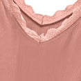 thumbnail image 4 of Timegard Cute Tops for Women Lace V Neck Tank Tops Loose Soft Loungewear Sleeveless Casual Summer Tee, 4 of 4