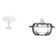 thumbnail image 1 of Escritorio redondo de casa de muñecas,Muebles de mesa redonda en miniatura para casa de muñecas,1 12,Plato de dulces,Plato de dulces de vidrio con tapa Tarro de dulces decorativo,Para el, 1 of 7