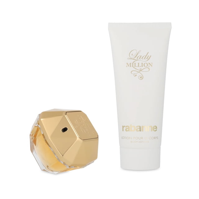 SET LADY MILLION 2PZS 80ML EDP SPRAY / BODY LOTION 100ML