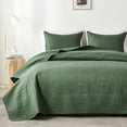 thumbnail image 1 of Juego de edredón Akkialla Queen Olive Green Ultrasonic, 1 of 7