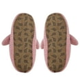 thumbnail image 3 of Womens Funny Fuzzy Slippers, Warm Cozy Cute House Shoes with Grippers, Bunny Hop, S, 3 of 4